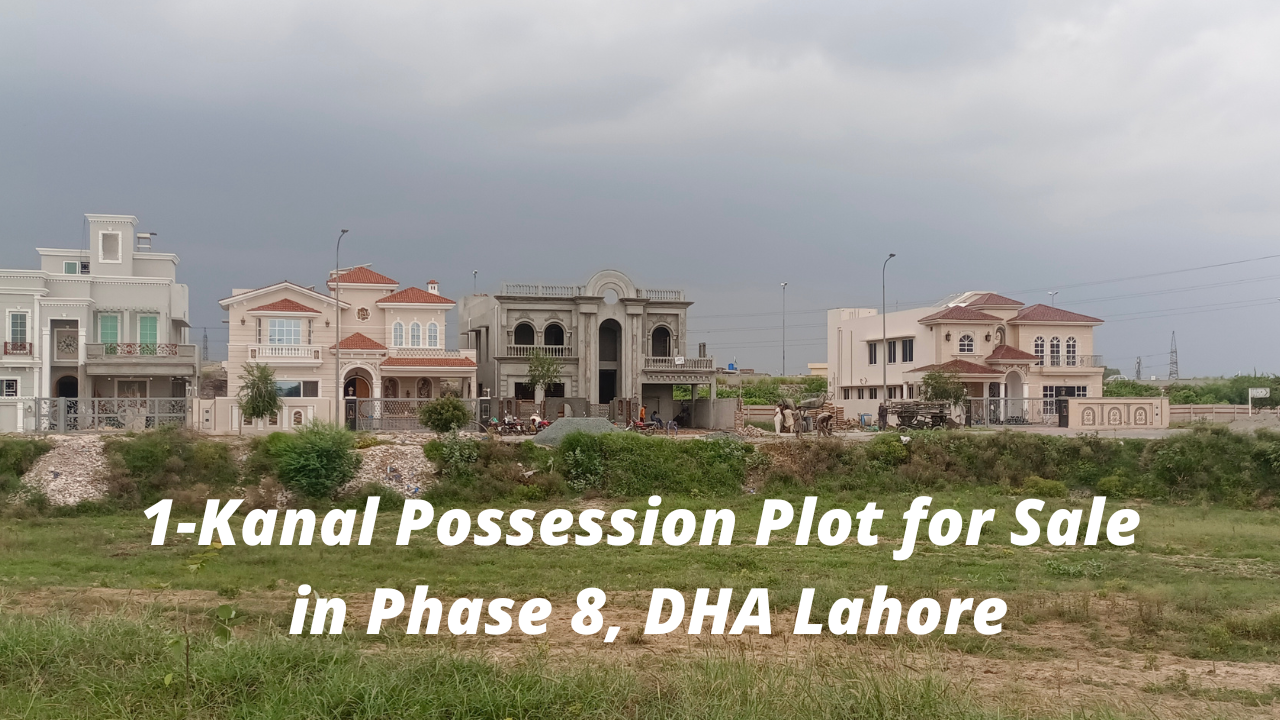 1-Kanal Plot in V-Block for Sale in DHA Phase 8, Lahore