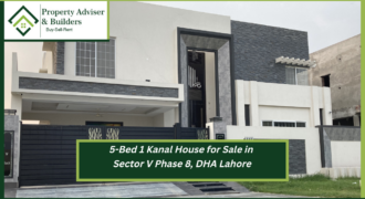 1-Kanal House for Sale in Sector V, Phase 8 DHA Lahore