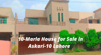 10-Marla House for Sale in Askari-10, Lahore