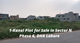 1-Kanal Plot for Sale in Sector-N, Phase 6, DHA Lahore