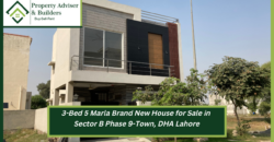 5 Marla Brand New House for Sale in Sector B Phase 9-Town, DHA Lahore