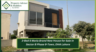 5 Marla Brand New House for Sale in Sector B Phase 9-Town, DHA Lahore