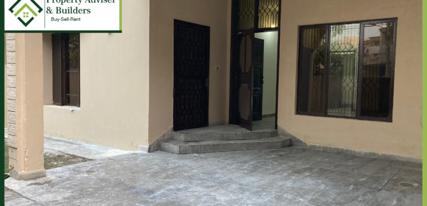 3-Bed 10 Marla House for Rent in Askari-9 Lahore Cantt