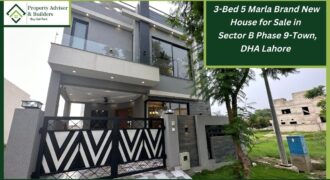 5 Marla Brand New House for Sale in Sector B Phase 9-Town, DHA Lahore
