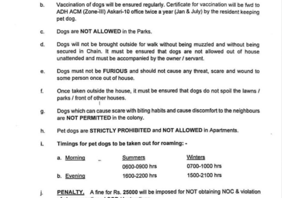 Bye-LAWs ON PET DOGS